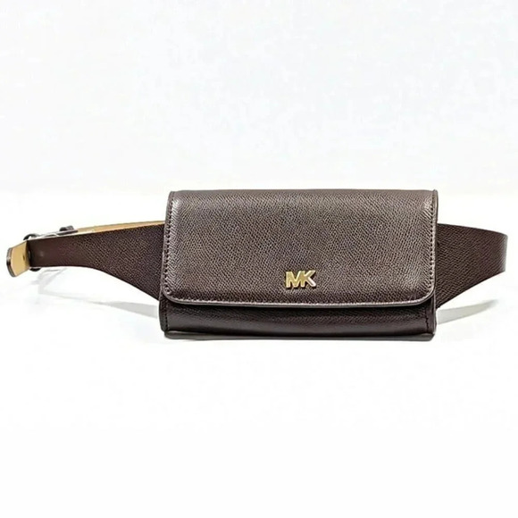 Michael Kors Saffiano Women's Leather Logo Fanny Pack Size S/M (MSRP $128) - Picture 1 of 10